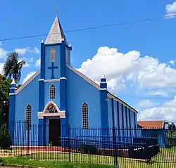 Capela São Miguel Arcanjo, na comunidade de Heimtal