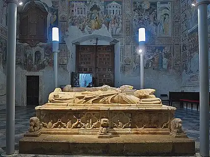 Sepultura do Arcebispo Tenorio na Capela de San Blas