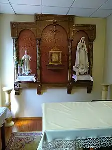 Capela onde ficava o quarto da Irmã Lúcia