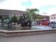 Europa och tjuren(Europa e o touro, em Halmstad)