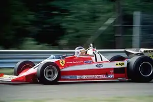 Carlos Reutemann dirigindo o 312T3 em 1978.