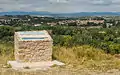Mesa panorâmica junto da localidade de Pézenas, Hérault, França.