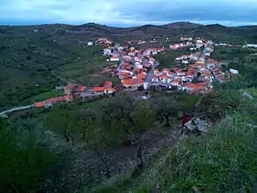 Vista da vila do castelo
