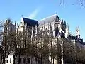 Catedral de Nantes, vista externa do lado do coro