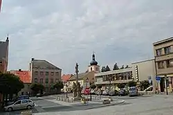 Praça Bedřich Smetana em Čský Dub