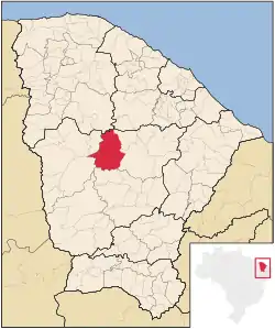 Localização de Boa Viagem no Ceará