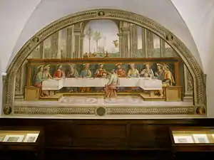 A Última Ceia por Pietro Perugino, 1493–1496