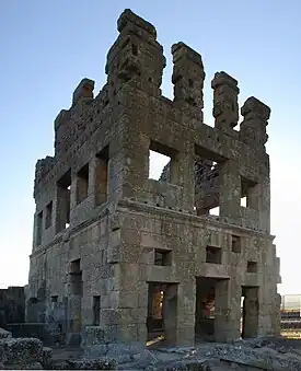 Ruínas da Torre de Centum Cellas, em Colmeal da Torre