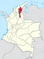 Location of Cesar