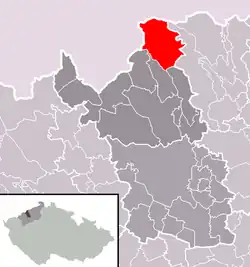 Localização de Český Jiřetín