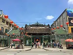 Templo chinês no Distrito 5.