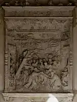 Caminho do Calvário, 1522-26, calcário, claustro do Mosteiro de Santa Cruz, Coimbra