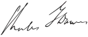 Assinatura de Charles G. Dawes