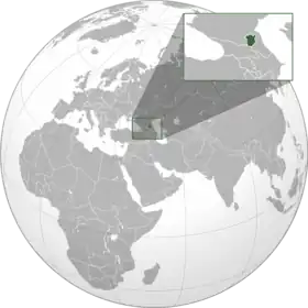 Localização de Chechênia