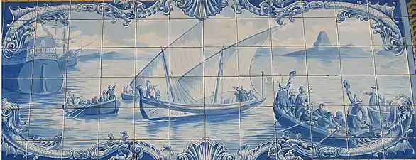 "Chegada do Caíque Bom Sucesso ao Brasil".