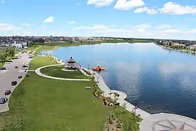 Vista aérea de Chestermere