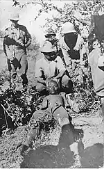 corpo do Rei Mandume ya Ndemufayo