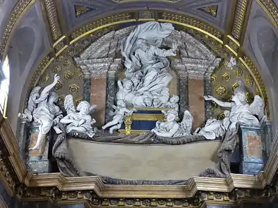 Detalhe do altar-mor.