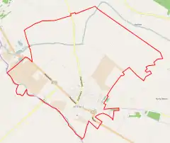 Localização de Chocz na Polónia