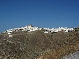 Vista da aldeia de Chora Anafi