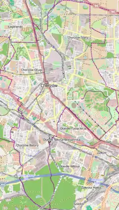 Localização de Rosóvia na Polónia