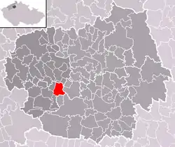 Localização de Chotěšov