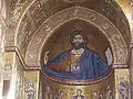 O grande Pantocrator na abside