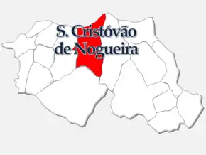 Localização no município de Cinfães