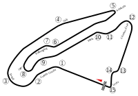 Magny-Cours, usado em 1992