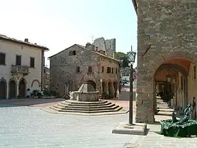 Praça Principal de Civitella in Val di Chiana