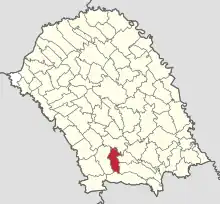 Localização no Condado de Botoșani