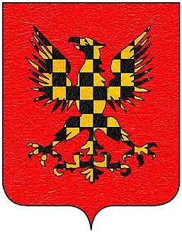 Brasão de Inocêncio tal qual era utilizado em sua própria época.