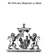 Brasão dos Forcade de Biaix