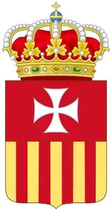 Brasão Ordem Real, Celestial e Militar de Nossa Senhora das Mercês para a Redenção dos Cativos