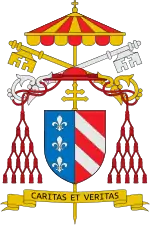 Brasão de Eduardo Martínez Somalo como Camerlengo do Conclave de 2005