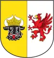 Brasão de Mecklenburg-Vorpommern com o grifo à direita