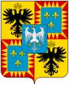 Brasão da família Este de 1452 a 1471
