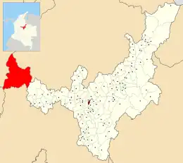 Município de Puerto Boyacá no departamento de Boyacá