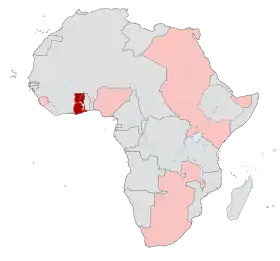 Localização de Costa do Ouro