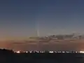 Cometa McNaught na Austrália em 19 de janeiro.