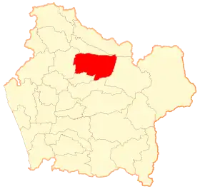 Localização de Victoria na Araucanía