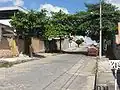 Vista da rua João Gomide Leite, uma das principais do bairro