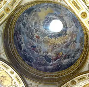 "A Glória de São Nicolau de Tolentino", de Giovanni Coli e Filippo Gherardi.