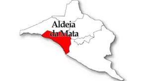 Localização no município de Crato