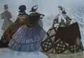 Moda de 1860, França.