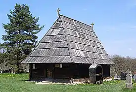 L'église en bois de Pranjani