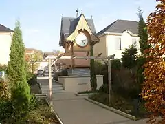 O "Auge" é o último vestígio da fábrica Baille-Lemaire, localizado na Pequena Crosne.