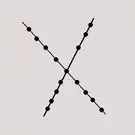 em cruz com estação em comum (ex: Roma, Quioto, Varsóvia)