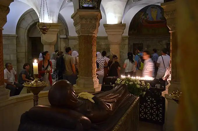 Vista geral da cripta