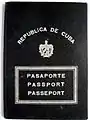 Antigo modelo do passaporte cubano, emitido em 1942